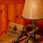 Galaxy Steampunk Pipe Lamp - view 2